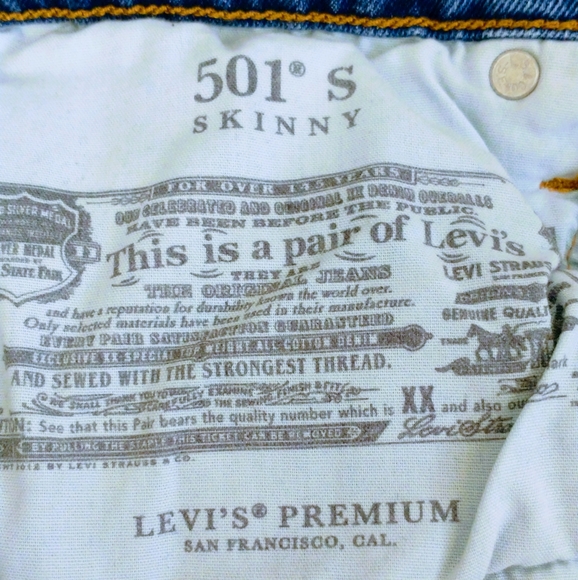 Levi's 501 Original Skinny Women's Jeans - Picture 16 of 16